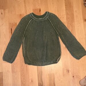 Blu Pepper Olive Knit Sweater